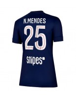 Paris Saint-Germain Nuno Mendes #25 Domácí Dres pro Dámské 2025-26 Krátký Rukáv